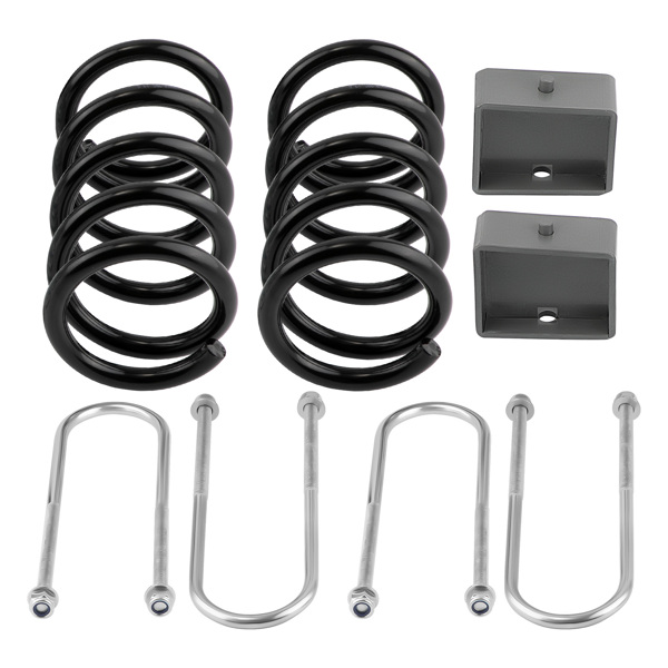 Front 3" Rear 4" Coil Spring Lowering Kit Fit For Chevy S10 2WD 1982-2004 Fit For GMC Sonoma 2WD 1984-2004 Fit For GMC Jimmy 2WD 1984-1997-2
