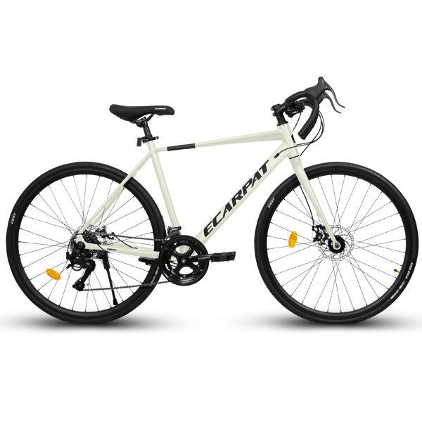 700Cx28 Road Bike, Lightweight Aluminum Frame, Disc Brakes, 16-Speed, Fast Acceleration, Suitable for Men and Women, Ideal for High-Intensity Riding -1