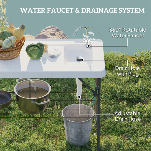 Portable camping sink ( Amazon Shipping)（Prohibited by WalMart）-3