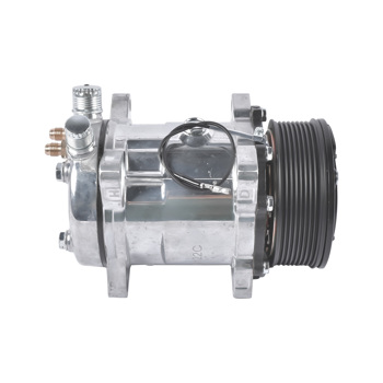 A/C Compressor w/ Clutch Replacement for Sanden 508 Style 8-Groove Serpentine Belt HC5002C