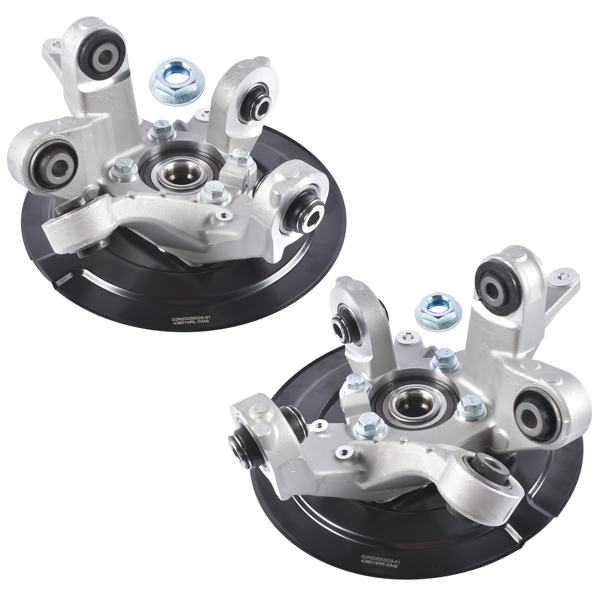 2PCS Steering Knuckle Wheel Bearing Hub Assembly Rear Left & Right Replacement for 2011-2019 Ford Explorer AWD 686-279 686-278-1