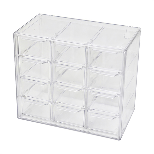 Clear Acrylic Display Case Storage Box Hold 12 Toy Cars For 1/64 Scale Model Car-6
