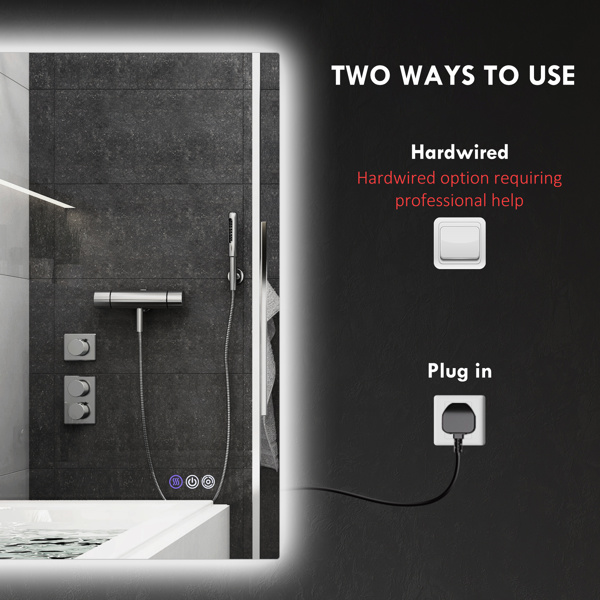 Bathroom Mirror ( Amazon Shipping)（Prohibited by WalMart）-6