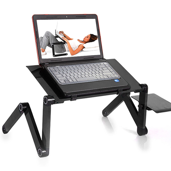 48 x 26cm Portable Home Use Assembled Folding Table Black-17