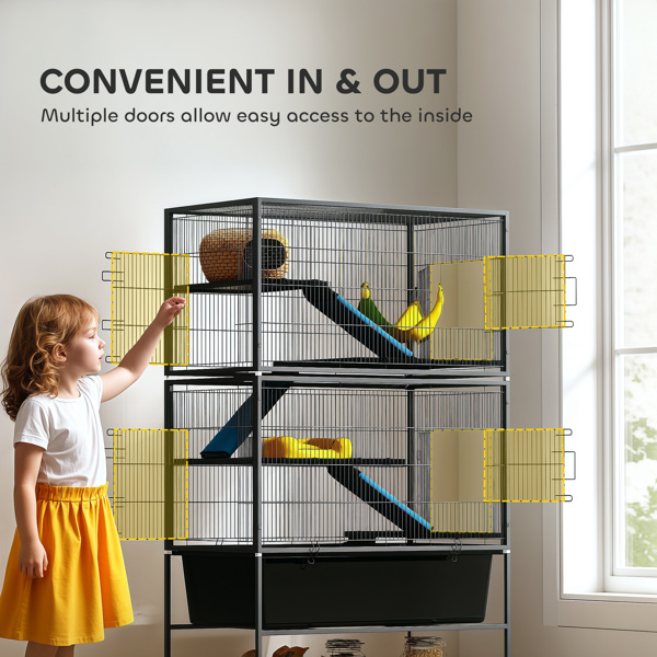 Small Animal Cage /Chinchilla Cage ( Amazon Shipping)（Prohibited by WalMart）-5