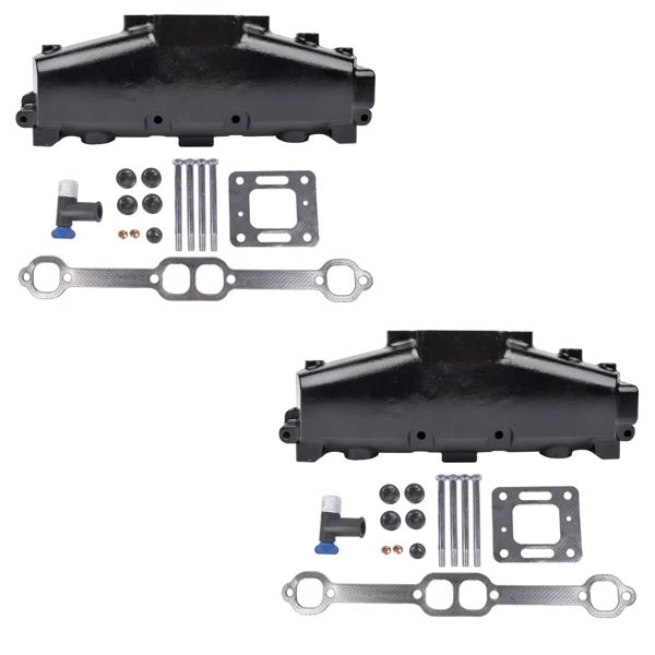 2Pcs Exhaust Manifold 860246Q11 Replacement for Mercruiser Marine MCM/MIE V8 5.0 305 5.7 350 1983-2002-4