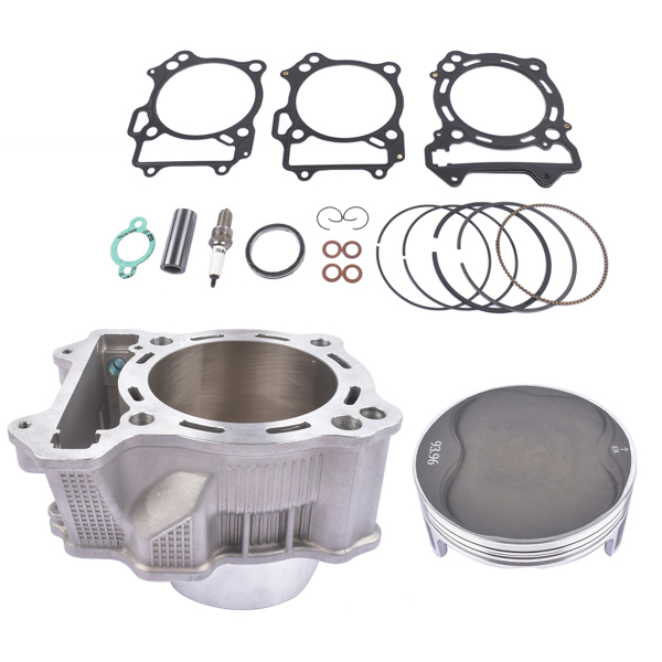 Cylinder Piston Gaskets Top End Rebuild Kit 11241-29F00 Replacement for Suzuki LTZ 400 03-14 11191-13E00 11241-29F00-6