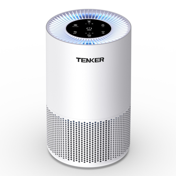 （Amazon&TEMU: Prohibited,No weekend orders.）1350 Sq Ft Air Purifiers for Home Large Room Pets H13 True HEPA Air Purifier Cleaner with 360° Air Inlet, Fragrance, 13dB Air Purifier for Bedroom Smoke-1