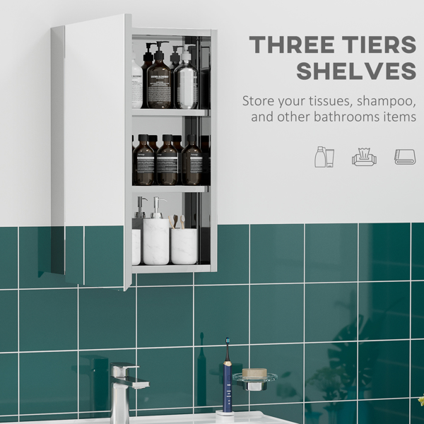 Bathroom Cabinet with Mirror ( Amazon Shipping)（Prohibited by WalMart）-3