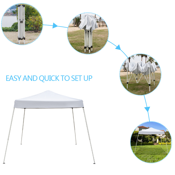 3 x 3M Portable Home Use Waterproof Folding Tent White-53