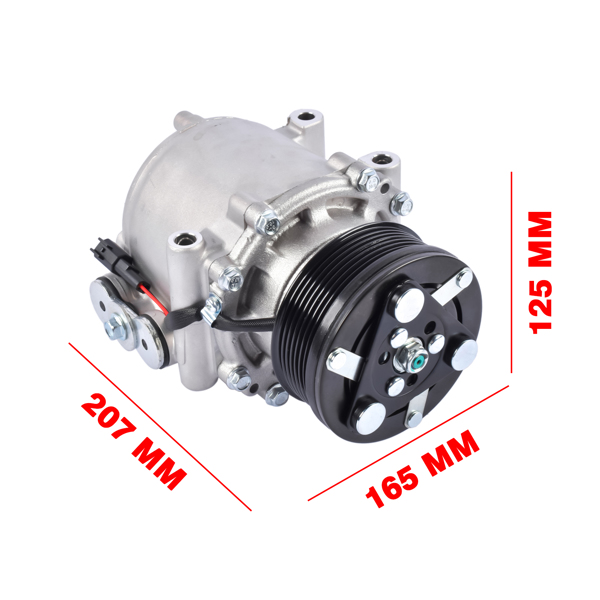 A/C Compressor Replacement for Ford E-150 E-250 E-350 E-450 Expedition Explorer Lincoln Navigator-12