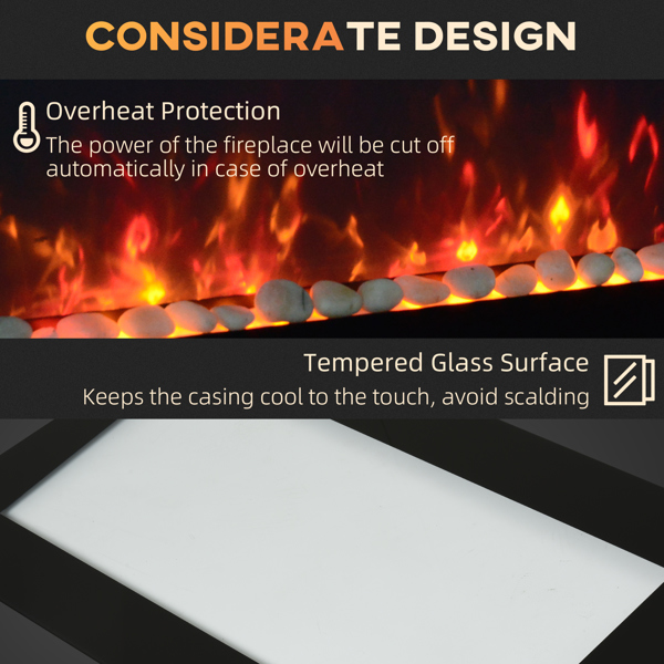 Electric fireplace heater ( Amazon Shipping)（Prohibited by WalMart）-6
