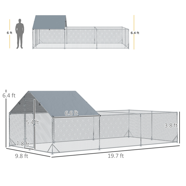 Chicken Coop  ( Amazon Shipping)（Prohibited by WalMart）-2