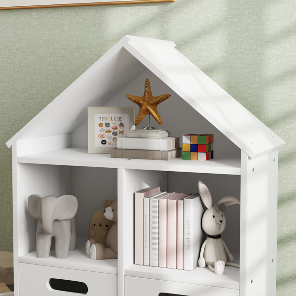 Kids Shelf Book/Storage Cabinet-Pink-7
