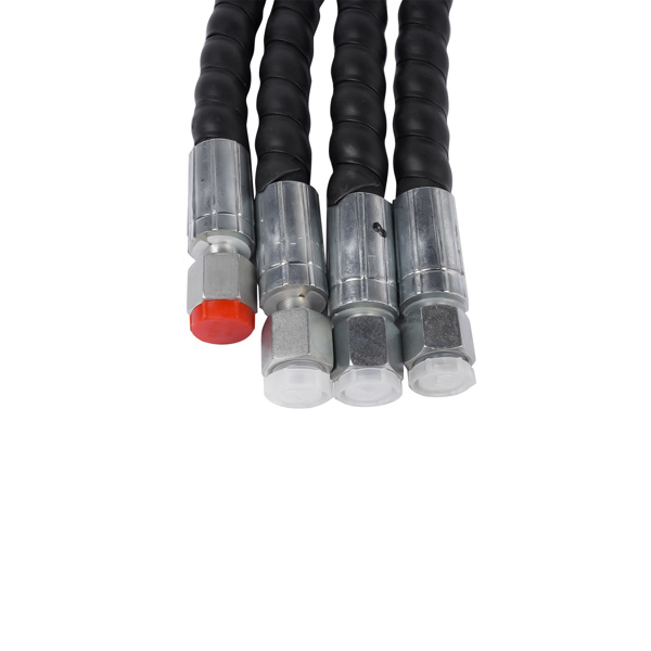 2 Three Way Diverter Valves w/ Quick Connects Replacement for 1-2 ton Chinese Mini Excavator-10