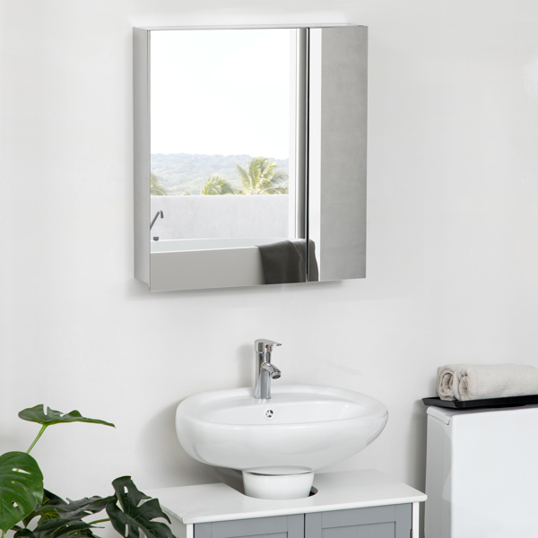 Bathroom Cabinet with Mirror ( Amazon Shipping)（Prohibited by WalMart）-7