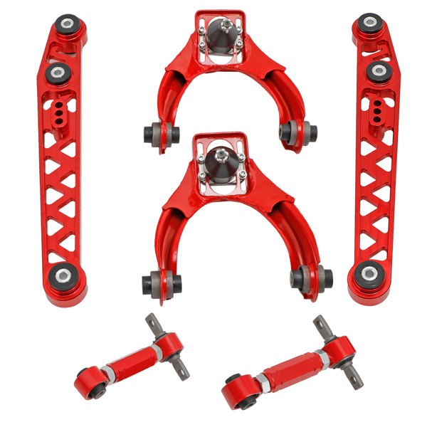 6x Front Upper Rear Camber Kit + Lower Control arms Fit For Honda Civic 1996-2000 All Models-2