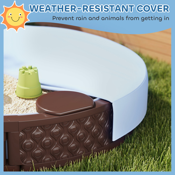 Kids Sandbox with Cover ( Amazon Shipping)（Prohibited by WalMart）-5