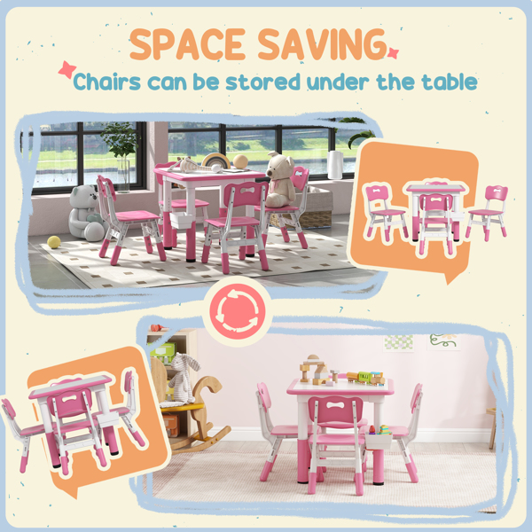 Kids Desk and Chair Set-7