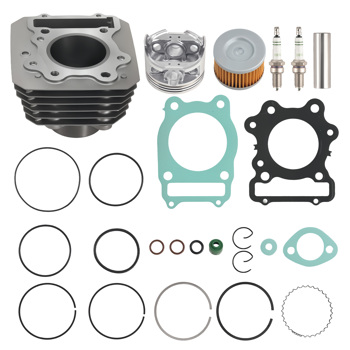 Cylinder Piston Top End Rebuild Kit for Honda TRX 300 Fourtrax FW 4x4 2x4 88-00