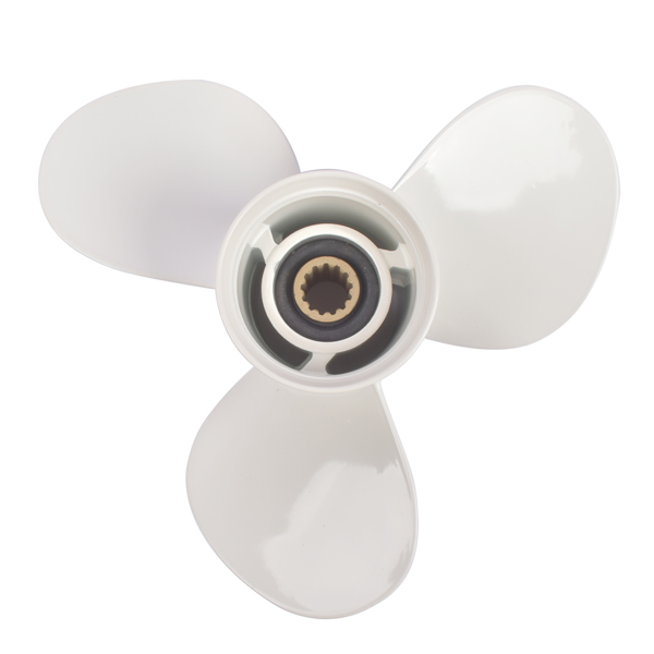 11 5/8x11 Boat Propeller Fits for Yamaha Outboard T25 40hp 50hp 55HP 60hp 3-1/2" Gearcase 13 Spline Tooth 69W-45947-00-00 663-45947-02-00-2
