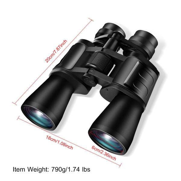 8-24x Binoculars with 50mm Objective Lens, Multi-Layer Coated Aspherical Lenses, High-Grade BAK-4 Prisms, Compact & Portable for Bird Watching, Outdoor, Sports, Concerts, Stargazing-11