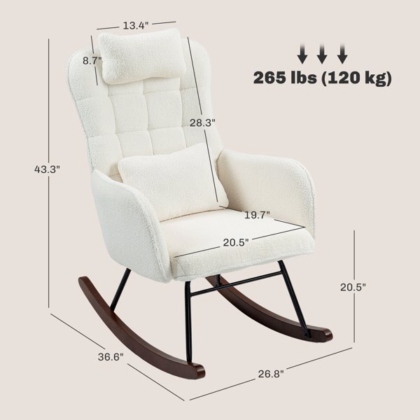 Rocking Chair ( Amazon Shipping)（Prohibited by WalMart）-2