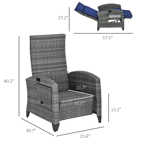 Folding Lounge Chairs / beach chair ( Amazon Shipping)（Prohibited by WalMart）-2