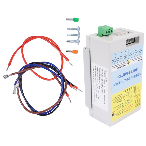 8-16A 08-16A AC Soft Starter Motor Protection Replacement for Utility/Generator Power 230V-9