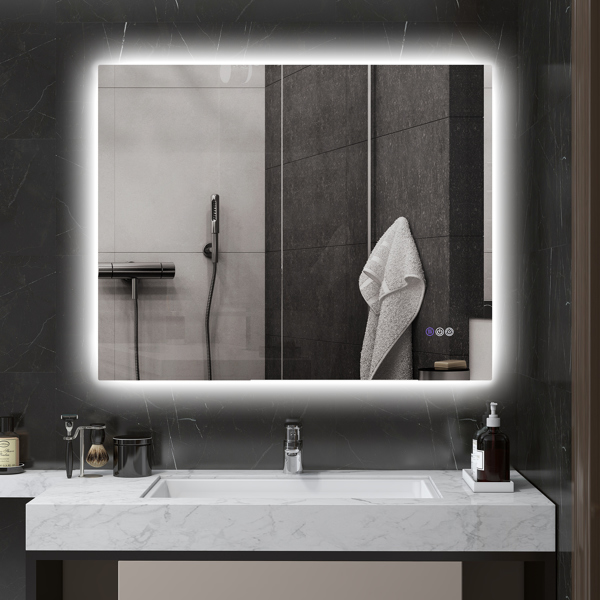 Bathroom Mirror ( Amazon Shipping)（Prohibited by WalMart）-1