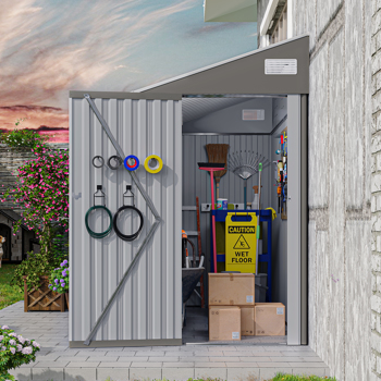 Campcraft Optional two-color storage shed, single hinge door, solid structural design, good ventilation, surface with protective film, and suitable for various scenarios