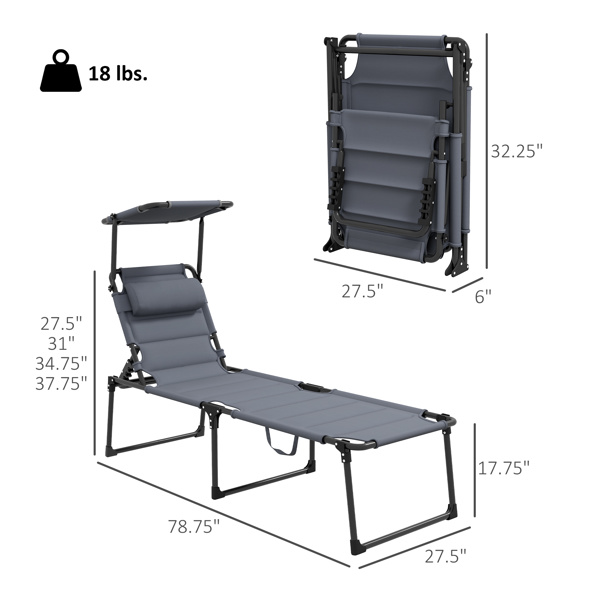 Folding Lounge Chairs / beach chair ( Amazon Shipping)（Prohibited by WalMart）-2