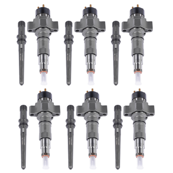Set of 6 Diesel Common Rail Fuel Injectors Fit for Cummins Automotive 8.9 Liter ISC/ISL Engines 2872127 4954679 4954927 4984332