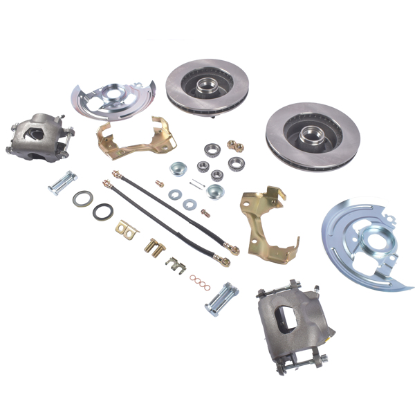 Front Disc Brake Conversion Kit Fit for Chevrolet Chevelle El Camino Pontiac LeMans Oldsmobile Cutlass-6