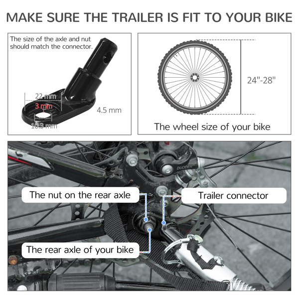 Pet Bicycle Cart( Amazon Shipping)（Prohibited by WalMart）-5