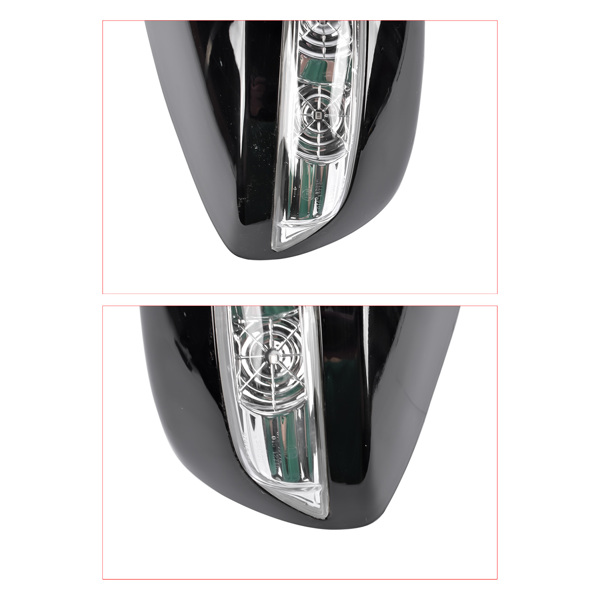 2x Power Mirrors Manual Folding & Heated & Turn Signal Fit for Hyundai Sonata 2.0L 2.4L 2011-2014 876103Q110 876203Q110-8
