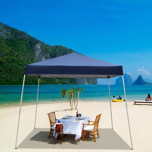 8*8ft Portable Home Use Waterproof Folding Tent Blue-89