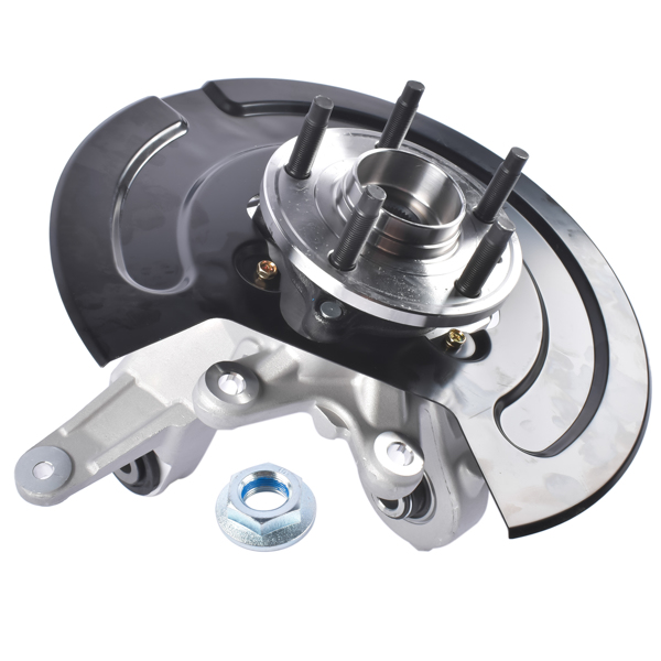 Rear Left Steering Knuckle & Wheel Bearing Hub Assembly Replacement for 2011-2019 Ford Explorer AWD 686-279-4