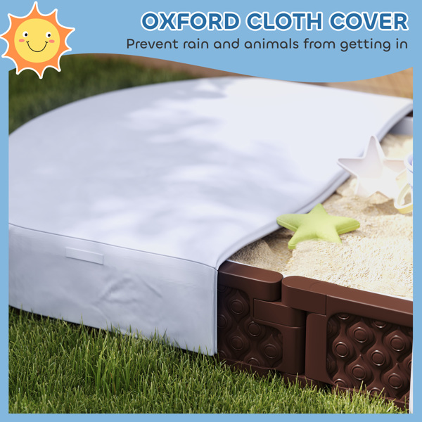 Kids Sandbox with Cover ( Amazon Shipping)（Prohibited by WalMart）-4