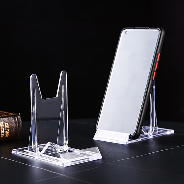 10x Acrylic Plate Stands for Display Plate Holder Transparent-8