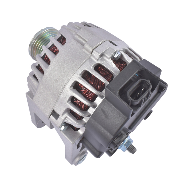 12V 110A Alternator with 6-Groove Pulley Fits for Nissan Sentra Sedan 1.8L L4 2013-2019 Clockwise Rotation 23100-3SH2B-4