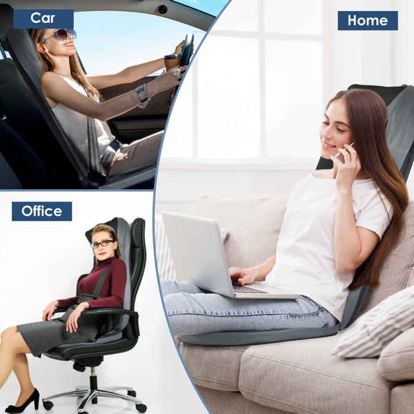 Relaxing massage Neck & Back Massager, 3D Kneading, Heat & Vibration, 3 Modes, 15-Min Auto Shutdown, Home & Car Use, Gift-9