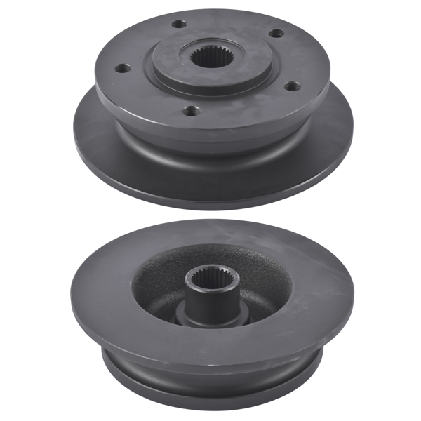 2Pcs Front Wheel Brake Hub Rotor Disc Replacement for John Deere Gator HPX 4x4 615E 815 620i 850D XUV AM142950 M159548 M164367 M156363-2