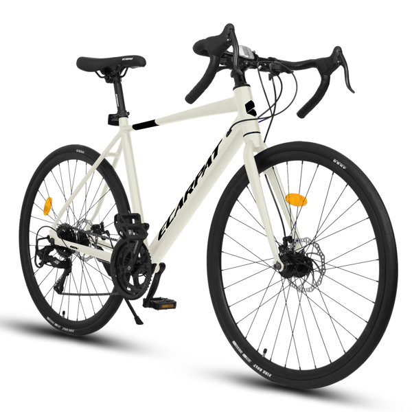 700Cx28 Road Bike, Lightweight Aluminum Frame, Disc Brakes, 16-Speed, Fast Acceleration, Suitable for Men and Women, Ideal for High-Intensity Riding -2