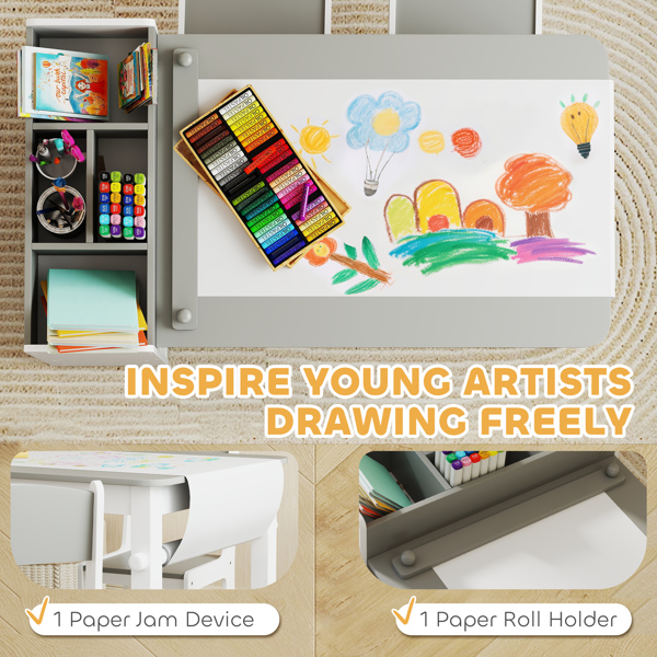 Kids Desk and Chair Set-4