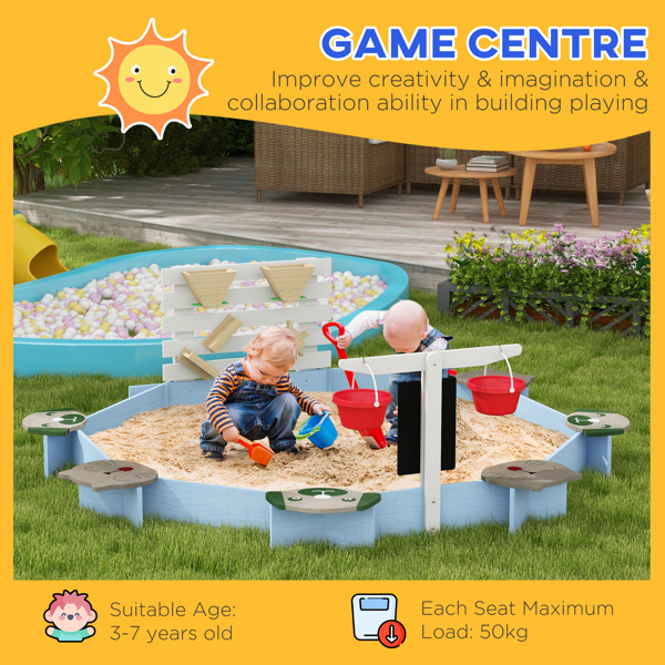 Kids Sandbox with Cover ( Amazon Shipping)（Prohibited by WalMart）-6