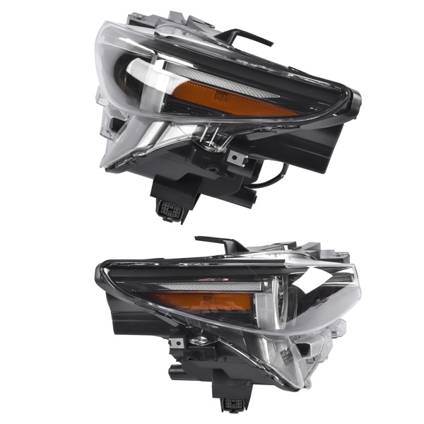 2X Left + Right LED Headlight Headlamp W/AFS Replacement for Mazda Replacement for CX-9 2016-2023 2.5L-3
