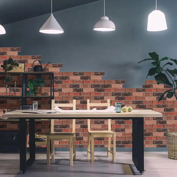 3D Tile Brick Wall Sticker Self-adhesive Waterproof Foam Panel Wallpaper 10pcs-7