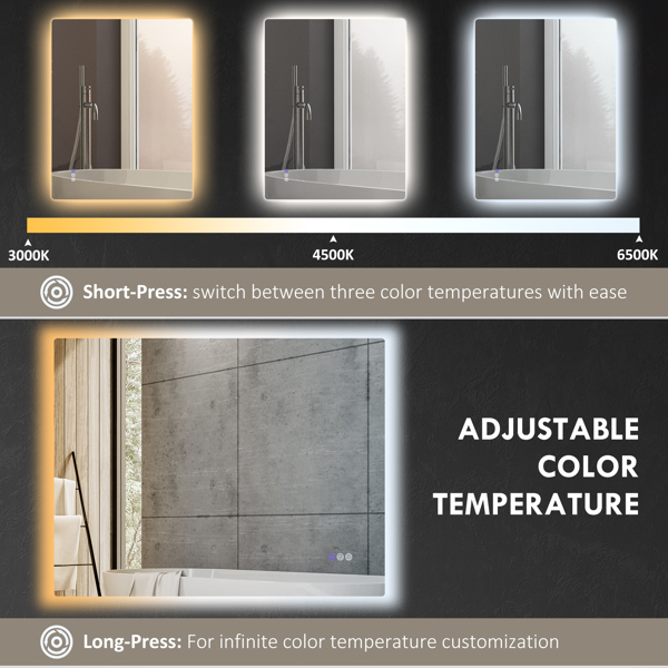 Bathroom Mirror ( Amazon Shipping)（Prohibited by WalMart）-4