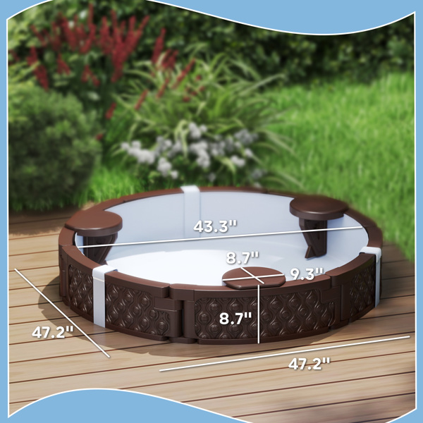 Kids Sandbox with Cover ( Amazon Shipping)（Prohibited by WalMart）-2